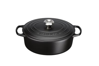 Le Creuset Braadpan Signature ovaal Mat Zwart ø 29 cm / 4,7 liter