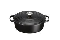Le Creuset Braadpan Signature ovaal Mat Zwart ø 29 cm / 4,7 liter - thumbnail