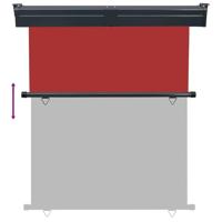 VidaXL Balkonscherm 145x250 cm rood - thumbnail