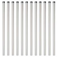 Hekpalen 12 pcs Zilver 120 cm Gegalvaniseerd staal - thumbnail