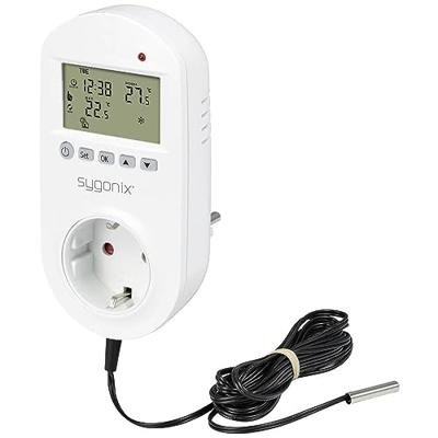 Sygonix SY-5372566 Universele thermostaat Montagewijze: Tussenstekker Weekprogramma 1 stuk(s)