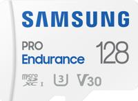 Samsung PRO Endurance microSDXC-kaart 128 GB Class 10, UHS-Class 3, v30 Video Speed Class 4K-video-ondersteuning, Incl. SD-adapter, Schokbestendig - thumbnail