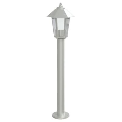 VidaXL Buitenvloerlamp 80 cm roestvrijstaal zilverkleurig VidaXL Buitenvloerlamp 80 cm roestvrijstaal zilverkleurig