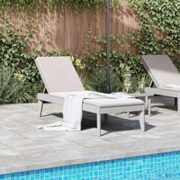 Ligbed 186x60x29 cm polypropeen grijs - thumbnail