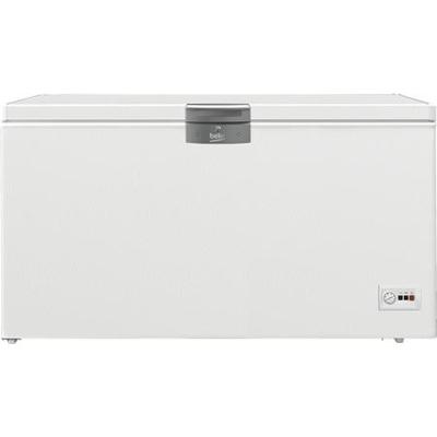 Beko HSM46741 Vrieskist - Wit Leer met Patroon Beko HSM46741 Vrieskist - Wit Leer met Patroon