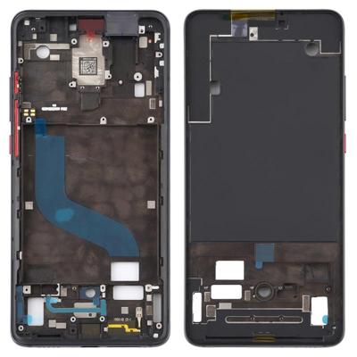 Front behuizing LCD-frame bezel plaat voor Xiaomi Redmi K20/Redmi K20 Pro/mi 9T/mi 9T Pro (zwart)