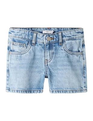 Name it zomer jeans short meisjes - medium blauw denim - Nkfrose