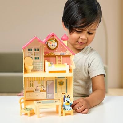 Moose Toys Bluey mini speelhuis met meubels en speelfiguur