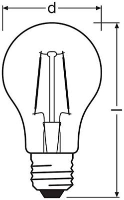 OSRAM HOMELIGHTING 4058075434844 LED-lamp Energielabel F (A - G) E27 Peer 4.8 W = 40 W Koudwit (Ø x l) 45 mm x 77 mm 1 stuk(s)
