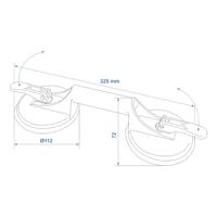 ProPlus vacuümheffer met 2 zuignappen aluminium - thumbnail
