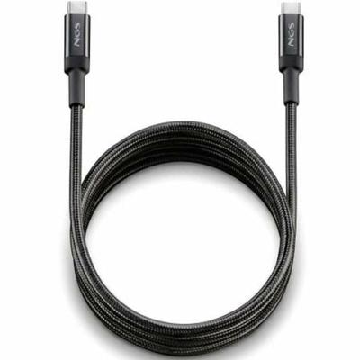 NGS KNOT 100W-2-2m USB C naar USB C kabel, snel opladen tot 100W, 480Mbps dataoverdracht, hoge duurzaamheid, ideaal voor mobiele telefoons, tablets en laptops