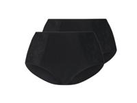 esmara 2 Dames onderbroeken - plus size (Zwart, L (44/46)) - thumbnail