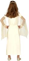 Romeinse Jurk Meisje Wit - thumbnail