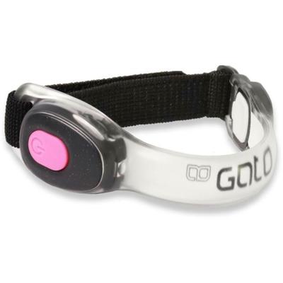 Outwet Gato armband led usb one size neon roze