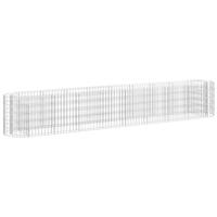 VidaXL Gabion plantenbak verhoogd 330x50x50 cm gegalvaniseerd ijzer - thumbnail