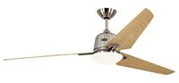 CasaFan Eco Aviatos 162 BN-AH Plafondventilator 31 W (Ø x h) 162 cm x 365 mm Chroom (geborsteld) - thumbnail