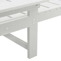 Ligstoel 2 pcs Wit 195,5 x 53 x 98,5 cm Polyetheen - thumbnail