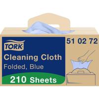 Reinigingsdoek Tork W7 Premium dispenserdoos 1-laags 210 vel blauw 510272 - thumbnail