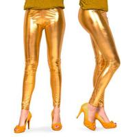 Gouden legging metallic - thumbnail
