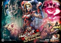 Dark Nights: Metal Museum Masterline Series Statue 1/3 Harley Quinn Who Laughs Concept Design by Caelos D`anda Deluxe Version 78 cm - thumbnail