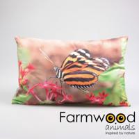 Farmwood Animals Buitenkussen vlinder 30x50cm - thumbnail