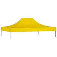 VidaXL Partytentdak 270 g/m² 4,5x3 m geel - thumbnail