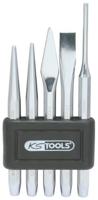 KS Tools Doordrijver-, beitel- en korrelenset, 5-delig 1560160 - thumbnail