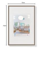 Walther New Lifestyle fotolijst 10x15cm staal - thumbnail