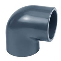 Effast PVC Knie 90° Lijmverbinding 160mm Grijs - Hitte-/Weerbestendig voor Leidingsystemen - thumbnail