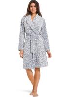 Badjas met animalprint - blauw-(44-46) L - thumbnail