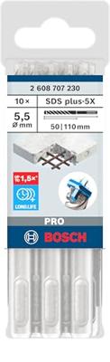 Bosch Accessoires PRO SDS plus-5X Hamerboor | 5,5 x 50 x 110 mm - 2608707230 - thumbnail