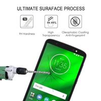 Volledige lijm volledige cover Screen Protector gehard glas film voor Motorola Moto G7 Play - thumbnail