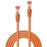 LINDY 47816 RJ45 Netwerkkabel, patchkabel CAT 6 S/FTP 30.00 m Oranje 1 stuk(s) - thumbnail