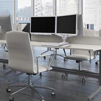 Ergotron LX Dual Arm Side by Side Desk Mount Monitor-tafelbeugel 2-voudig 38,1 cm (15) - 68,6 cm (27) Wit In hoogte verstelbaar, Draaibaar, Kantelbaar, - thumbnail