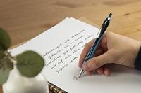 Schneider balpen Slider Memo, extra breed, blauw, 4 stuks + 1 Rave GRATIS - thumbnail