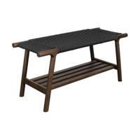 Dutchbone Kintaro bankje Walnut - thumbnail