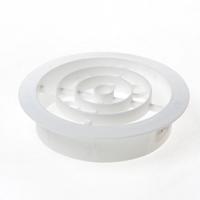 Nedco luchtrooster - rond - pvc - 100 mm - thumbnail