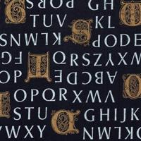 Cadeaupapier - Geschenkpapier - Bookprint on mat navy 70 cm - thumbnail