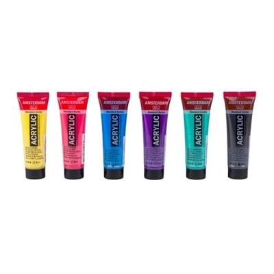 Bruynzeel Amsterdam standard series acrylverf kleurrijke metallic set 20ml, 6dlg. - thumbnail