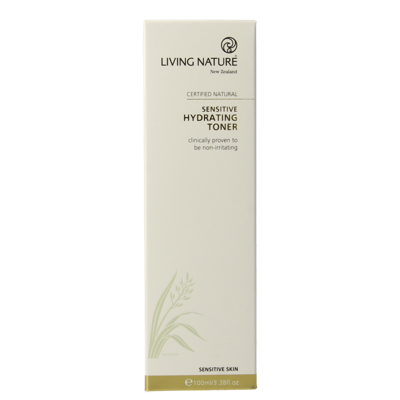Living Nature Hydraterende tonic gel gevoelige huid 100 Milliliter Living Nature Hydraterende tonic gel gevoelige huid 100 Milliliter