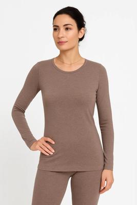 Nina von C Kasjmier dames ondershirt - Lange mouw - Lange mouw - Ronde hals - Copy - Copy