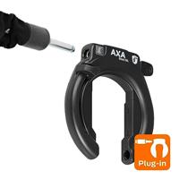 AXA xxl zwart ringslot + zadeltas + ulc100 ketting - thumbnail