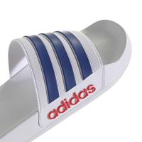 adidas Adilette Shower Slippers Wit Donkerblauw Rood - thumbnail