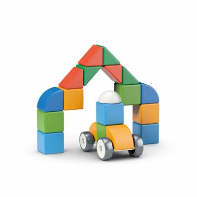 Magnetische blokken - GEOMAG - Mijn kleine wereld van vormen - 25 stuks - Educatief - Gerecycled plastic - Vanaf 12 maanden