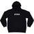 Tama TAMP001-M zwarte pullover hoodie met logo - thumbnail