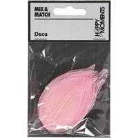 Creativ Company Skeleton leaves , l: 6-8 cm, lichtrood, 20 stuk/ 1 doos - thumbnail