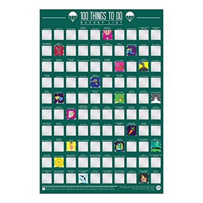 Gift Republic Scratch Poster - 100 Dingen om te doen