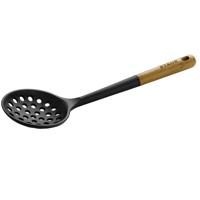 Schuimspaan 31cm zwart - thumbnail