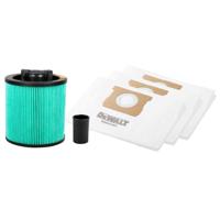 DeWALT Efficiency Accessory Pack | Stofzuigeraccessoires Set | HEPA Filter + 3 Filterzakken + Adapter - DXVA19-0501 - thumbnail
