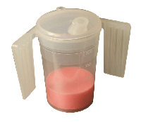 Drinkbeker met deksel/handvatten - thumbnail